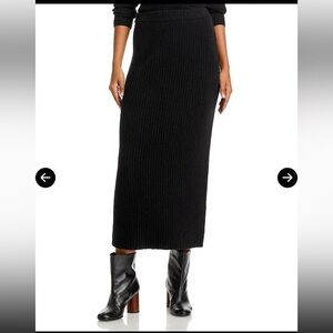 CO•Wool Blend Knit Skirt